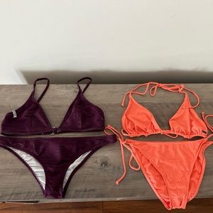 Size medium bikinis